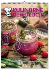 Kalendarz 2027 A4 ścienny na spirali - kulinarne rewolucje