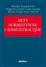 Akty normatywne i administracyjne