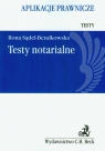 Testy notarialne Aplikacje prawnicze Ilona Sądel-Bendkowska