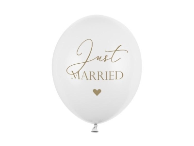 Balony Just Married 30cm