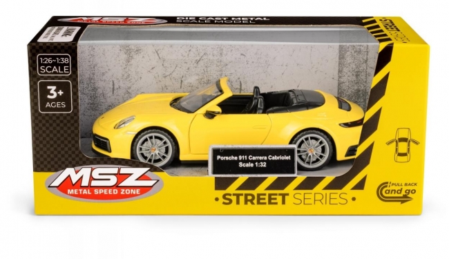 Porsche 911 Carrera Cabriolet Yellow