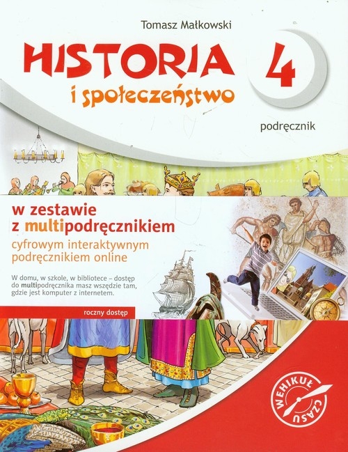 Wehikuł czasu Historia i społeczeństwo 4 Podręcznik z multipodręcznikiem + CD