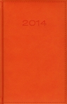 Kalendarz 2014 B6 41D Pomarańczowy dzienny