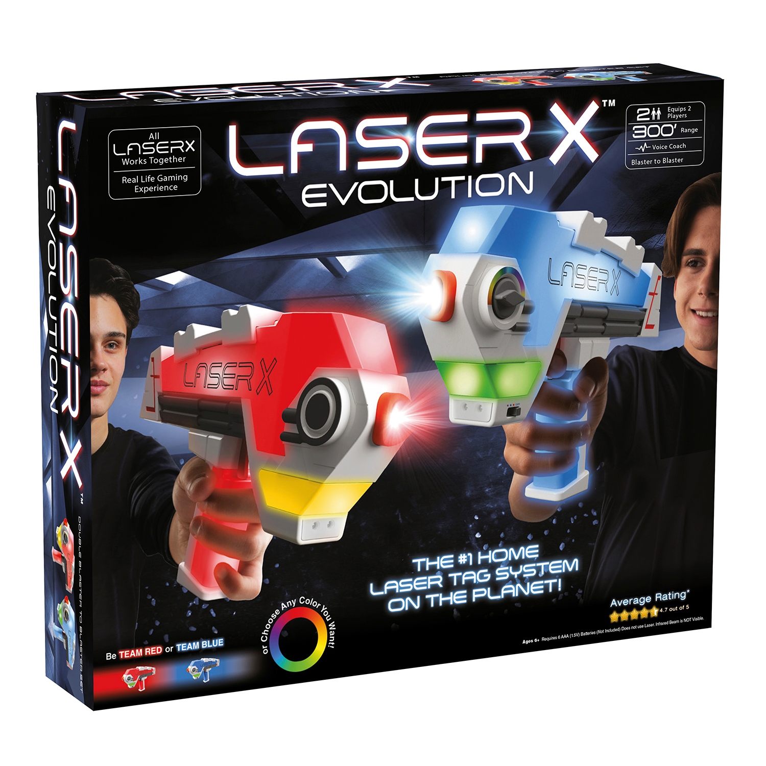 Laser-X, Zestaw podwójny - Blastery na podczerwień (LAS88908)