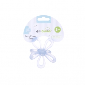 GiliGums, Gryzak uspokajający Kwiatek - niebieski (GG40409)