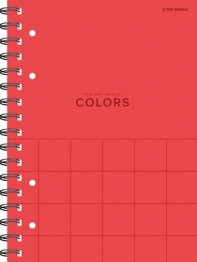 Kołozeszyt Top 2000 Colors A4/80k kratka, 1 szt