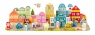  Drewniane kolorowe klocki Miasto – 115 elementów 921403+