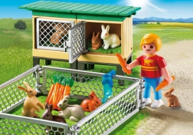 Klatka dla królików z wolnym wybiegiem (6140)