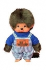 Monchhichi Chłopiec w niebieskich ogrodniczkach