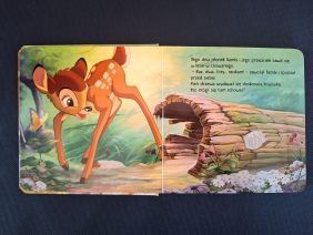 Zabawa w chowanego. Książeczka sensoryczna. Disney. Bambi - Grace Baranowski