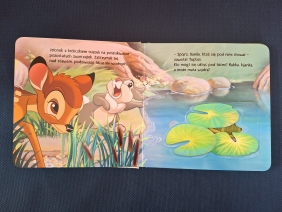 Zabawa w chowanego. Książeczka sensoryczna. Disney. Bambi - Grace Baranowski