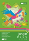 Blok Hobby Deco Jungle 170 g/m2, A4, 20 ark., 5 kolorów