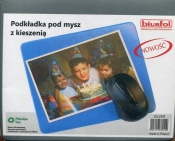 Podkładka pod mysz z kieszenią srebrna