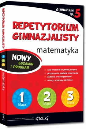 Repetytorium gimnazjalisty - matematyka - 2018 - Lichosik Marta