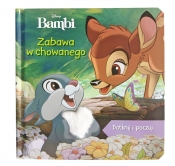 Zabawa w chowanego. Książeczka sensoryczna. Disney. Bambi