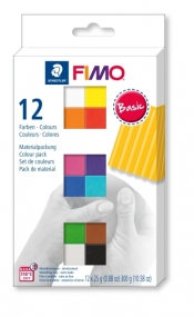 Fimo Soft 12x25g kolory Basic