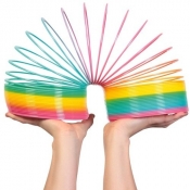 Gigantyczna tęczowa sprężyna 15 cm (22010)