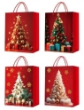 Torebka prezentowa S Boże Narodzenie platera mix