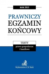 Prawniczy egzamin końcowy 2013 Testy Tom 3 - <br />