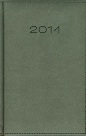Kalendarz 2014 B6 41D Szary dzienny