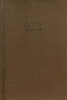 Kalendarz 2016 Książkowy B6D brązowy