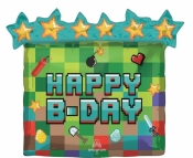 Balon foliowy Pixel Party 63x58cm