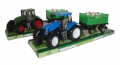 Traktor z przyczepą