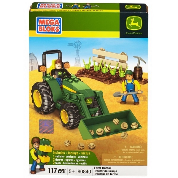 MEGA BLOKS John Deere Traktor na farmie