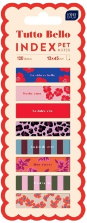 Zakładki indeksujące Pet Tutto Bello 12x45 120szt