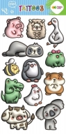Tatuaże zmywalne Bubble Animals HAPPY COLOR