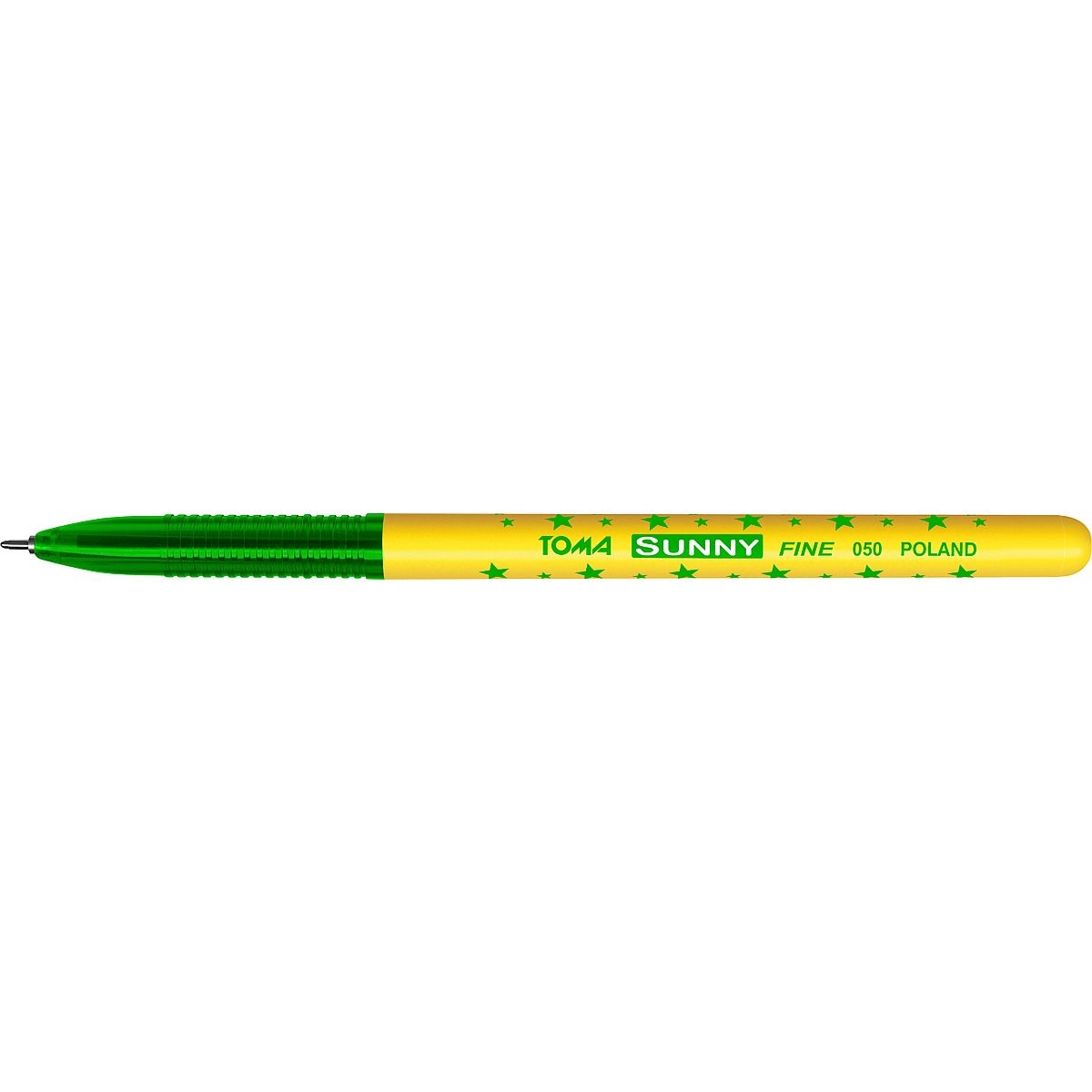 Długopis w gwiazdki Sunny - zielony (TO-050)