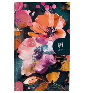Kalendarz 2027 tygodniowy A6 Oxford Flowers, 1 szt