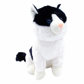 Maskotka Kotek Mruczuś czarno-biały 27cm (5095b)