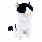 Maskotka Kotek Mruczuś czarno-biały 27cm (5095b)