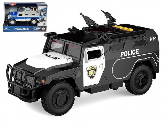 Radiowóz terenowy światło i dźwięk 1:16