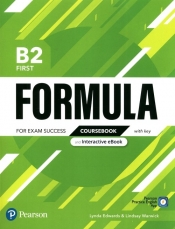 Formula B2 First Coursebook with key and Interactive eBook - Lindsay Warwick, Lynda Edwards