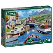 Puzzle 1000: Falcon - Relaks nad rzeką (11241)