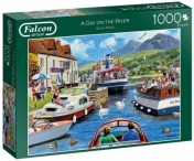 Puzzle 1000: Falcon - Relaks nad rzeką (11241)