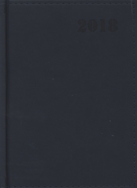 Kalendarz Standard B6 dzienny granatowy 2018