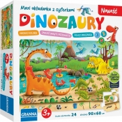 Maxi układanka - Dinozaury - Paweł Wieczorkowski