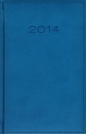 Kalendarz 2014 B6 41D Turkus dzienny - <br />
