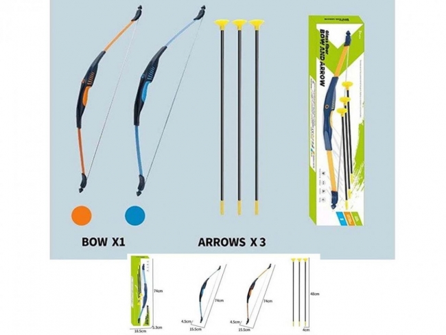 Zestaw z łukiem 2 kol color box 77x2x4cm