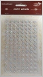 Stiker z kryształkami Kwiaty 8mm 112szt