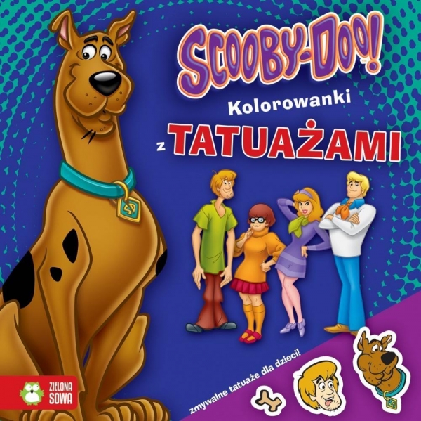 Scooby-Doo. Kolorowanka z tatuażami