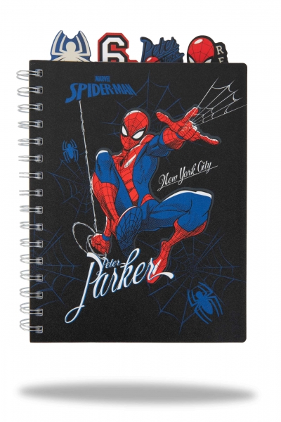 <img src='https://webimage.pl/pics/410/9/d5907360029410.jpg' style='height:440px' /> Kołobrulion A5 100k.kratka z główkami Disney Spider-Man wzór 2