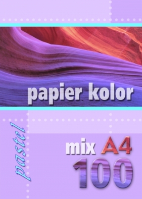 Papier kolorowy A4 100k 80g pastel