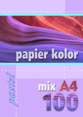 Papier kolorowy A4 100k 80g pastel mix kolorów