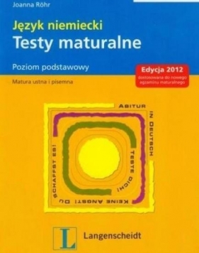 Testy Maturalne J. Niemiecki +CD - Rohr Joanna