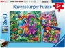 Ravensburger, Puzzle 3x49: Smocze maluchy (12004301)Wiek: 5+