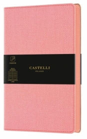 Notatnik 13x21cm linia Castelli Harris Petal Rose